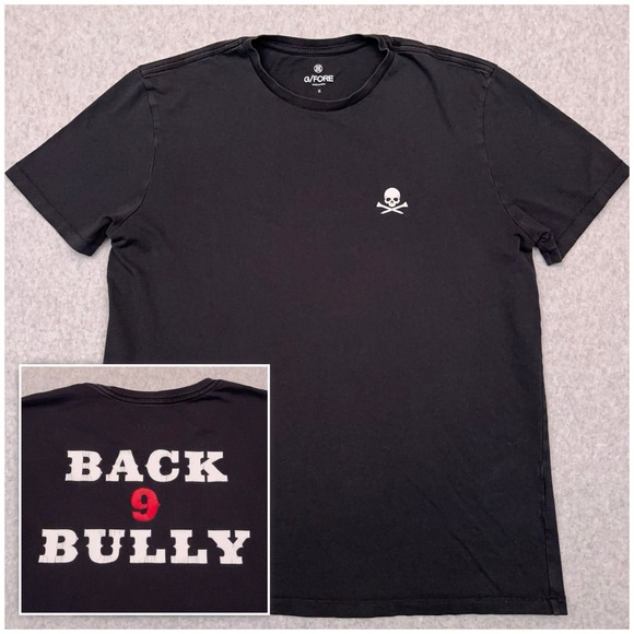 G Fore Golf T-Shirt Men's Small‎ Back Nine Bully Logo Skull And Crossbones - Picture 1 of 8